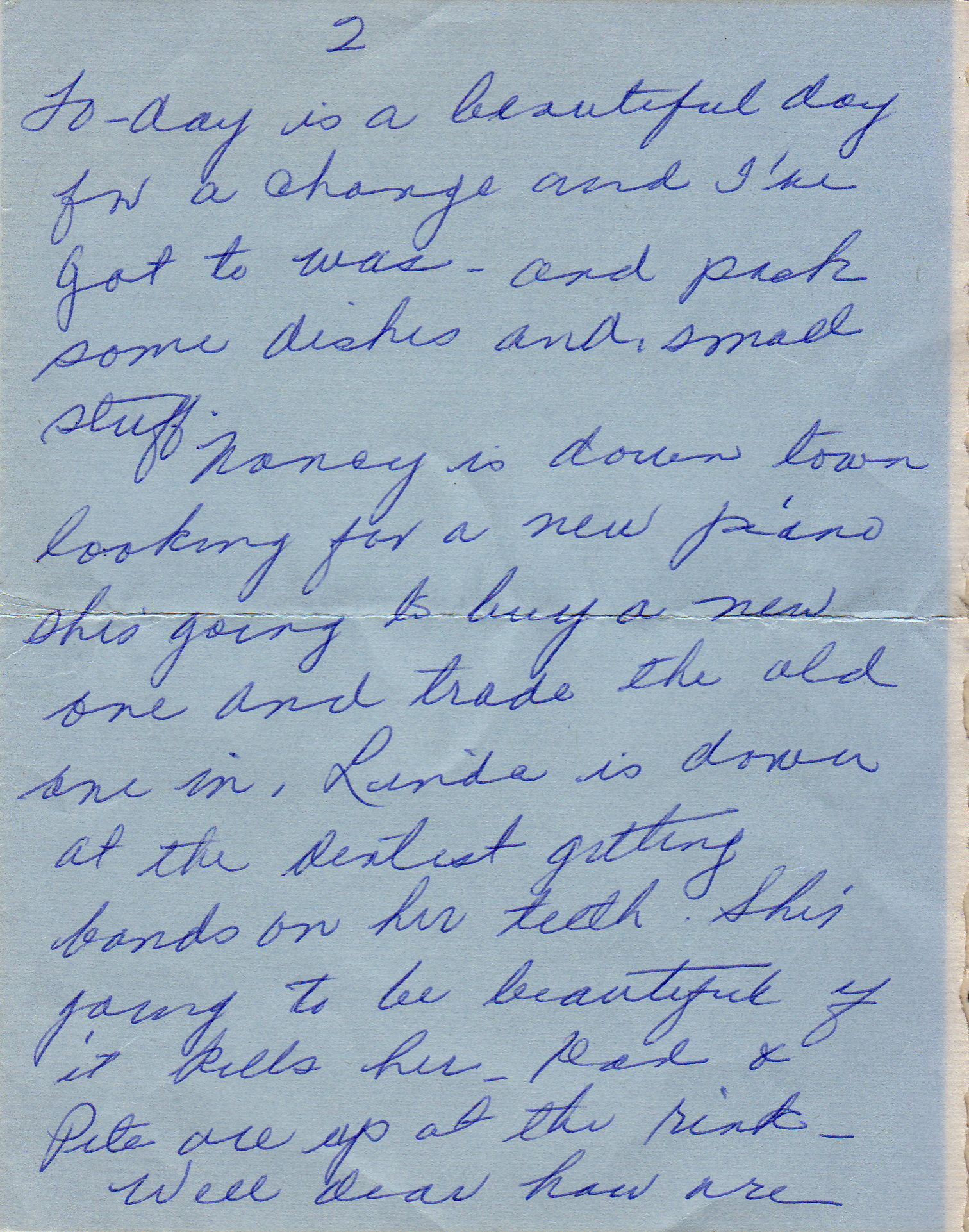 Letter to Pal, 2nd page